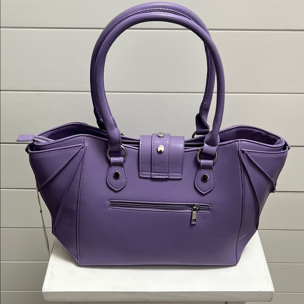 NWT Banned Lilac Bat Tote Bag - Picture 2 of 10